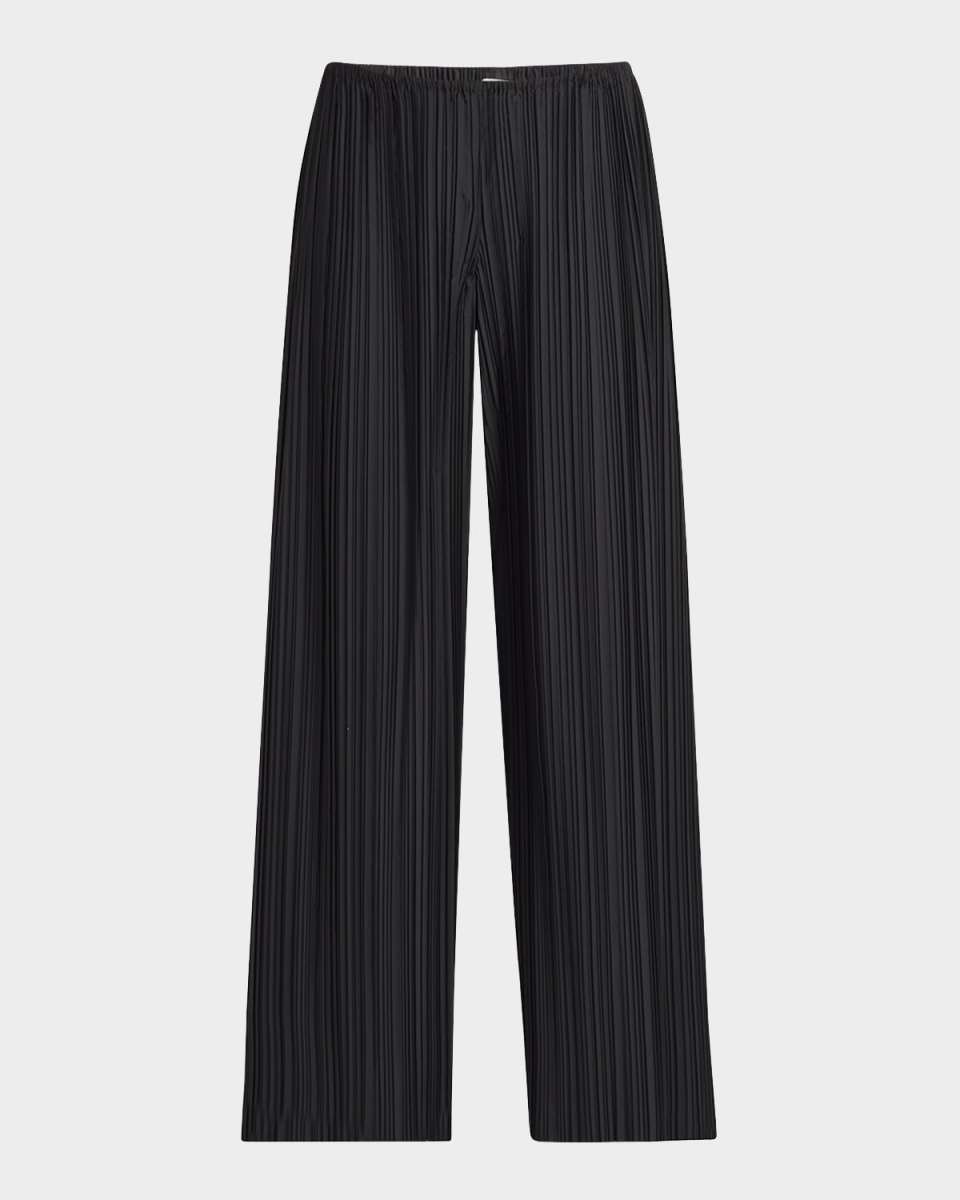 Gala Wide-Leg Pleated Pants